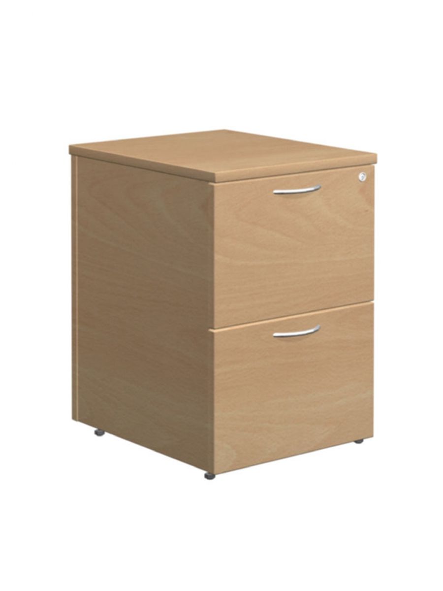 EXECUTIVE WOODEN TWO DRAWER FILING CABIN...